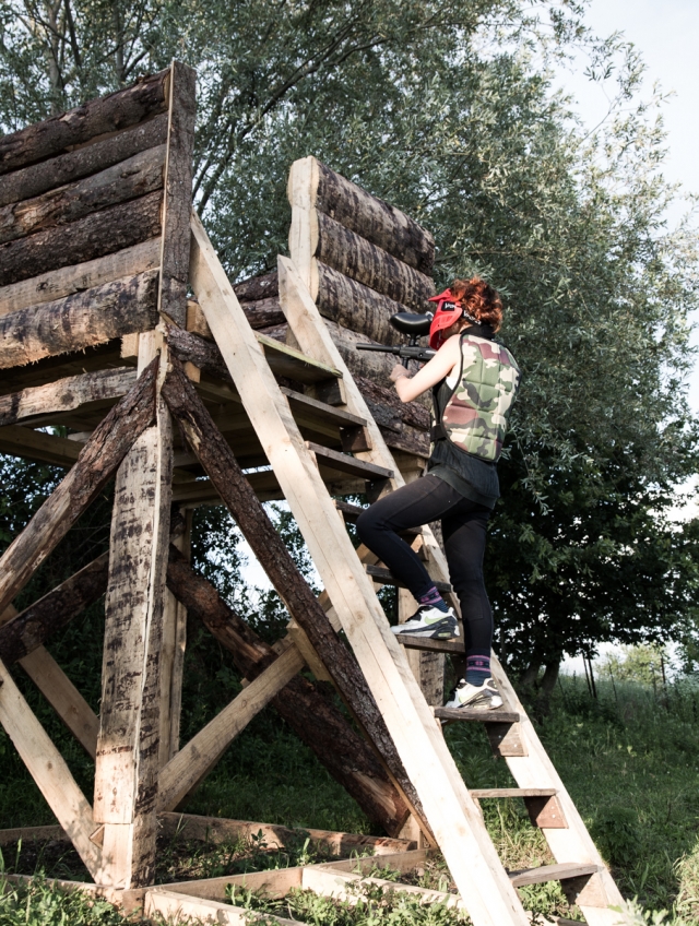 Leiter zum Turm 